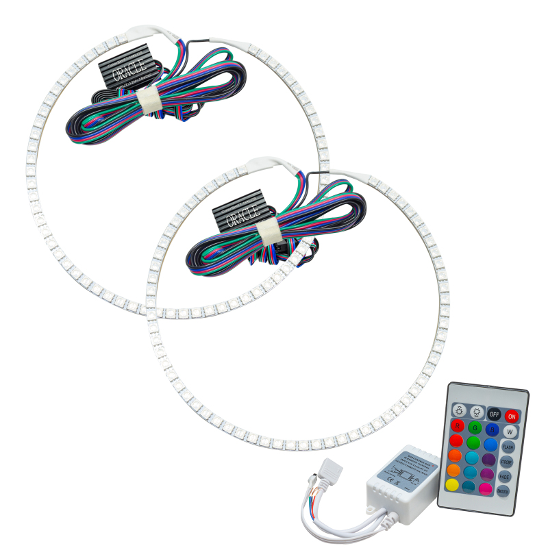 Chevrolet Camaro Headlight Halo Kit - ORACLE Lighting - ColorSHIFT Round Style w/ Simple Controller - `14-`15 Chevrolet Camaro Headlight Halo Kit - ORACLE Lighting - ColorSHIFT Round Style w/ Simple Controller - `14-`15